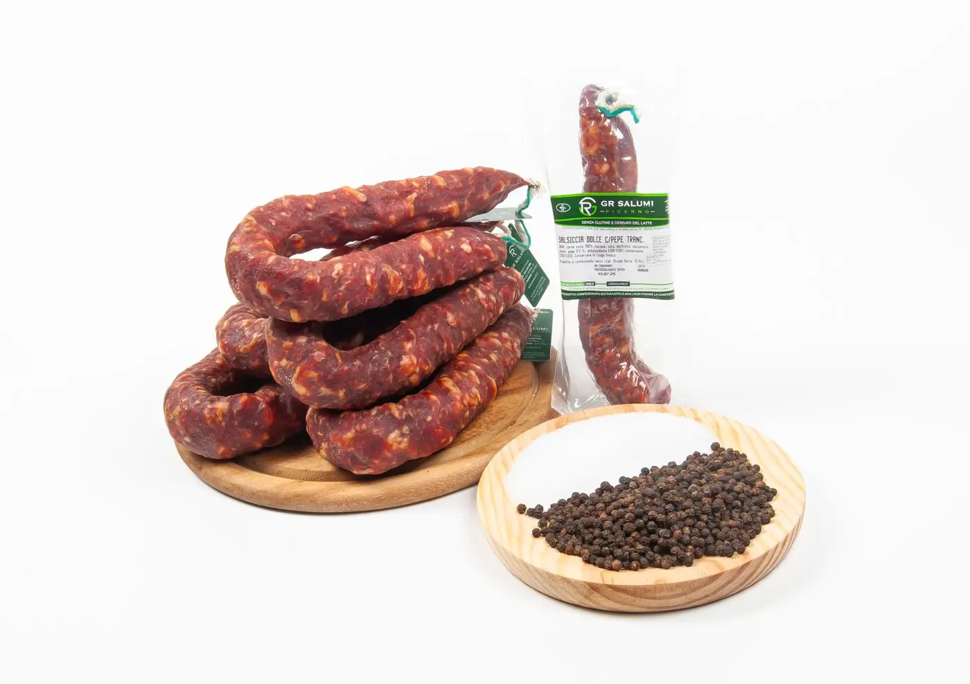 Salsiccia Picernese pepe a tranci