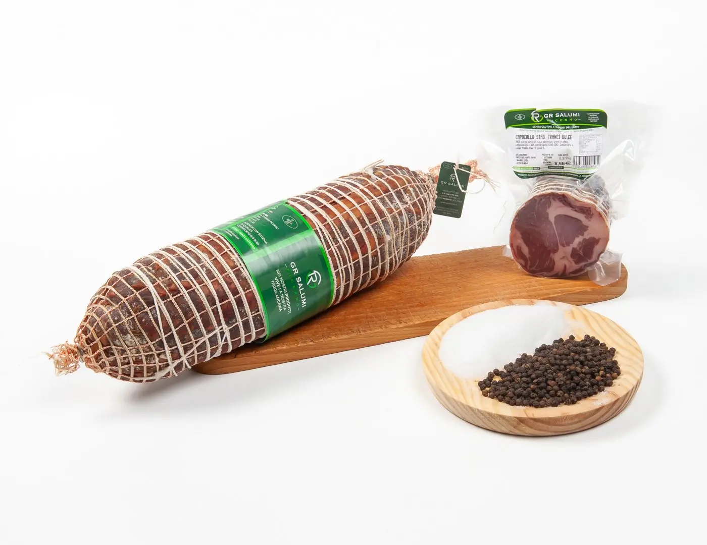 Capocollo Picernese stagionato dolce tranci sottovuoto