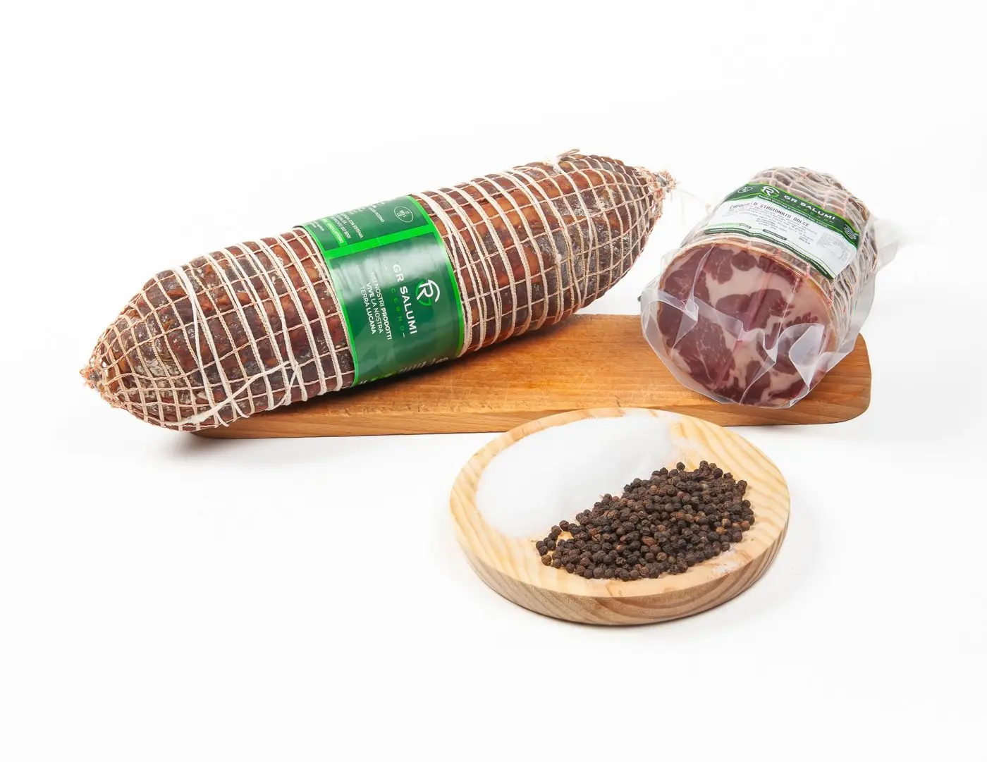 Capocollo Picernese stagionato dolce met� sottovuoto