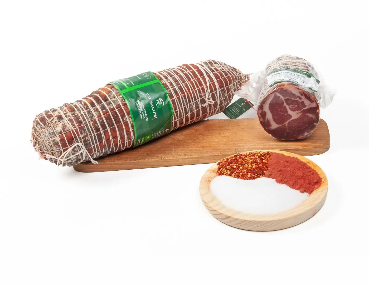Capocollo Picernese piccante stagionato met� sottovuoto