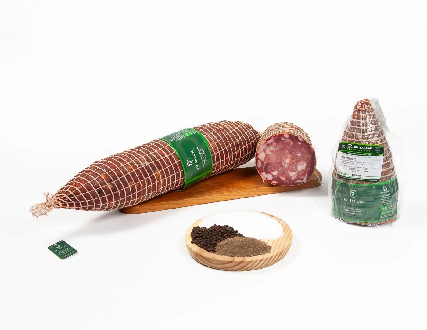 Salume magrodolce intero/met� sottovuoto