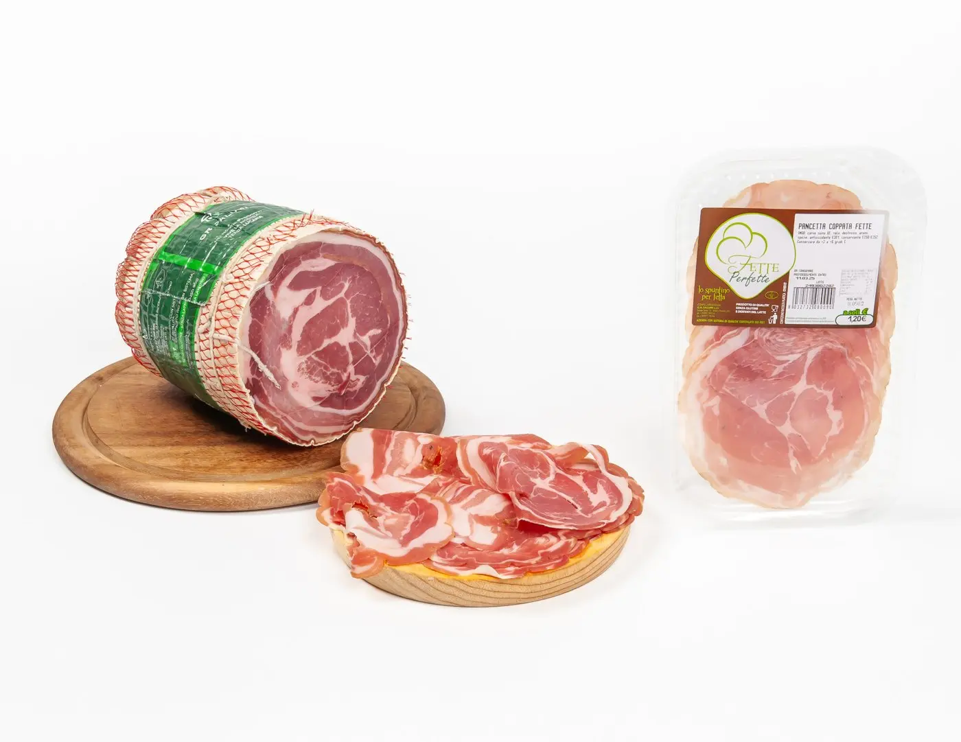 Pancetta coppata fette