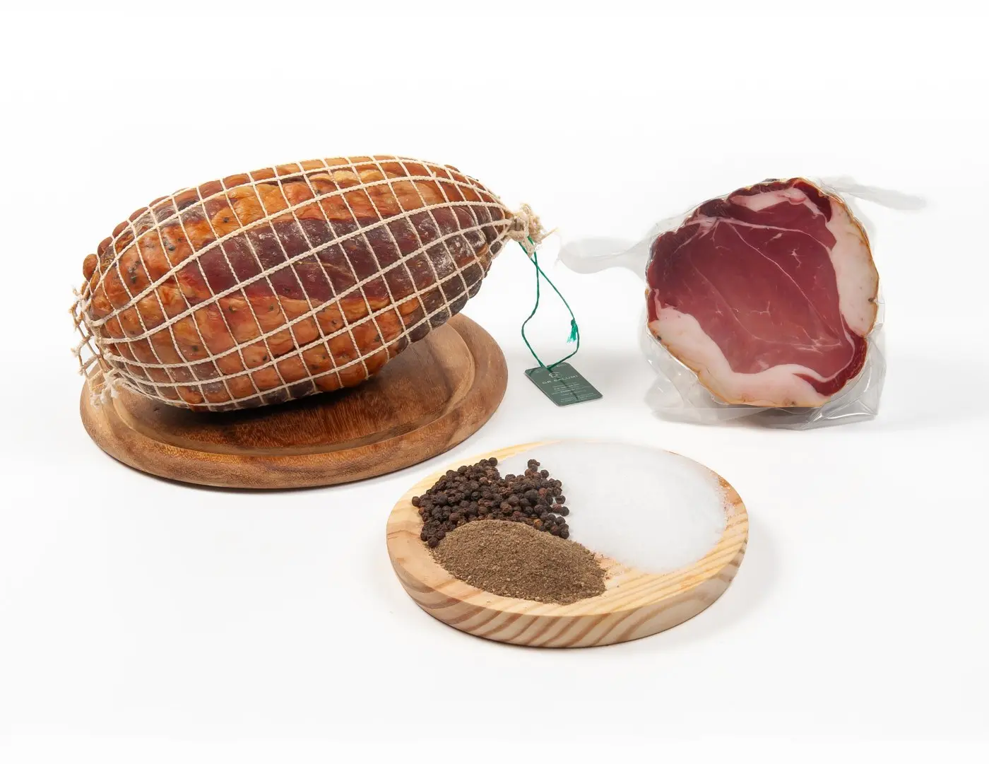 Fiocco di prosciutto met� sottovuoto