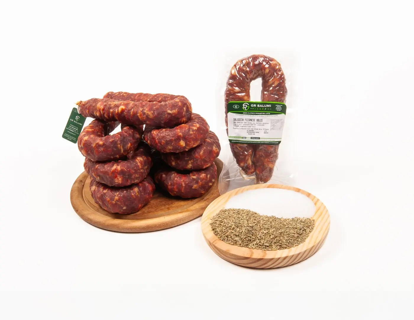 Salsiccia Picernese dolce intera sottovuoto