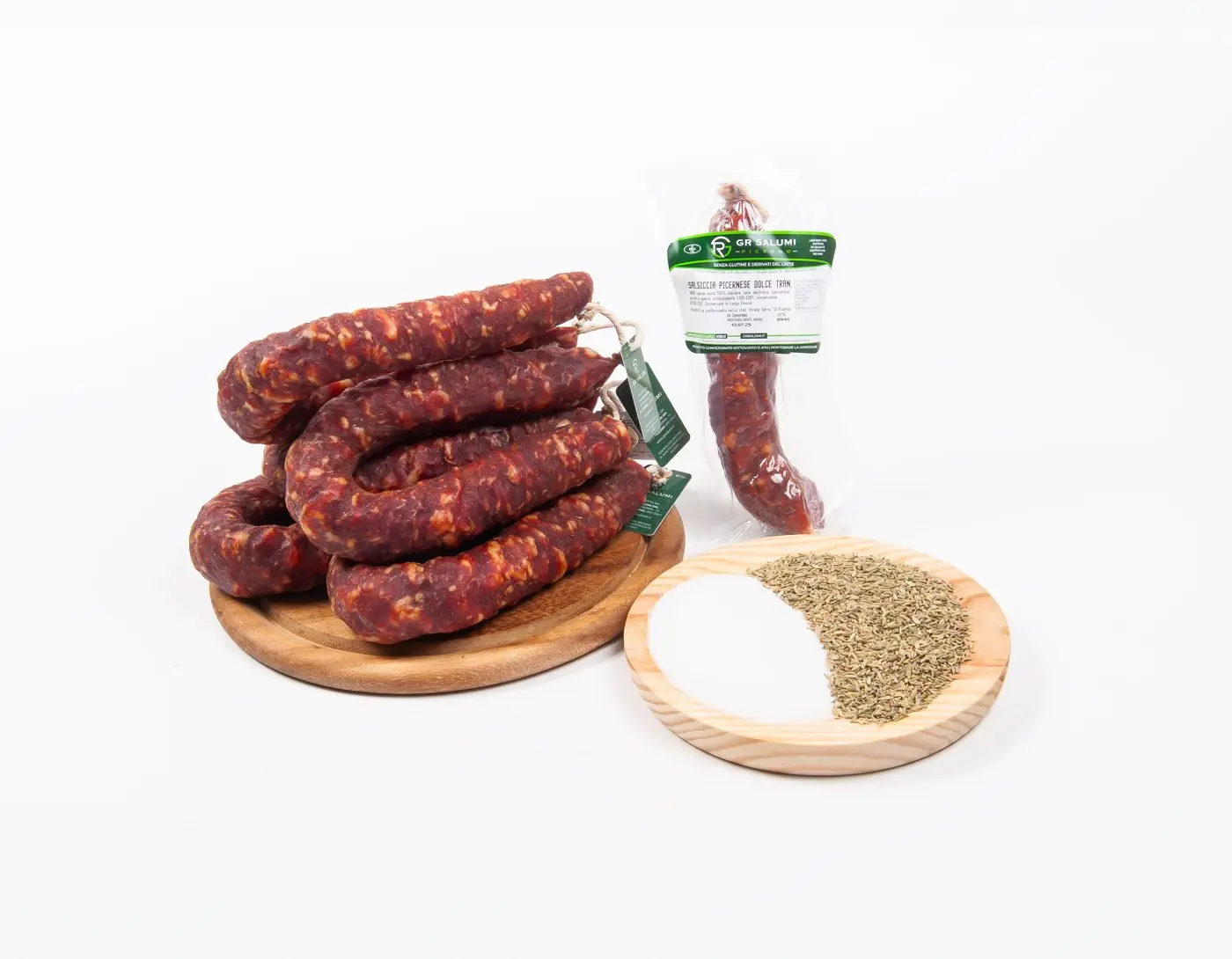 Salsiccia Picernese dolce tranci sottovuoto