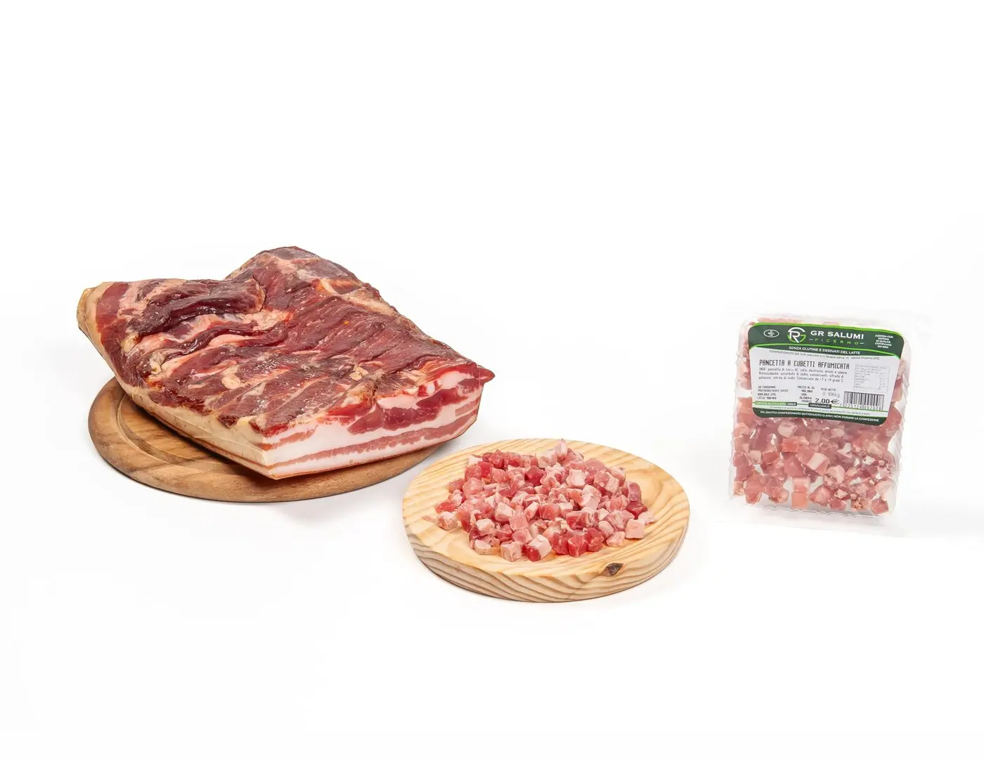 Pancetta affumicata a cubetti