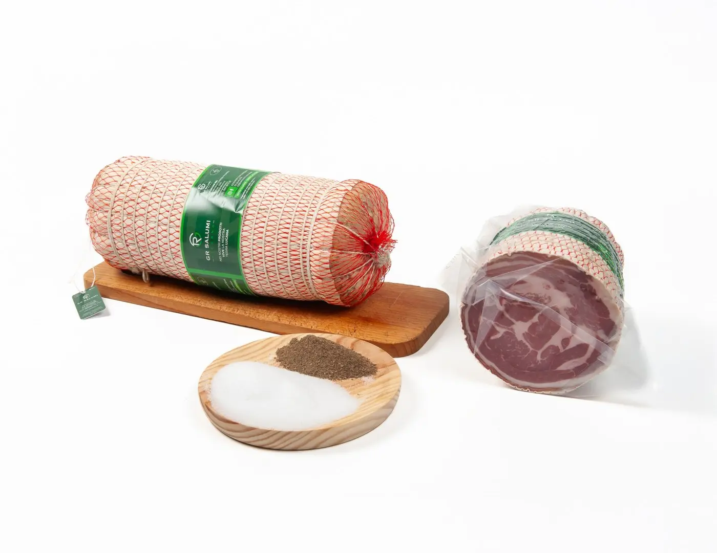 Pancetta coppata intera met� sottovuoto