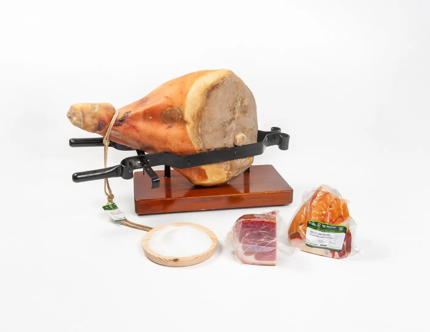 Prosciutto crudo nazionale stagionato tranci sottovuoto