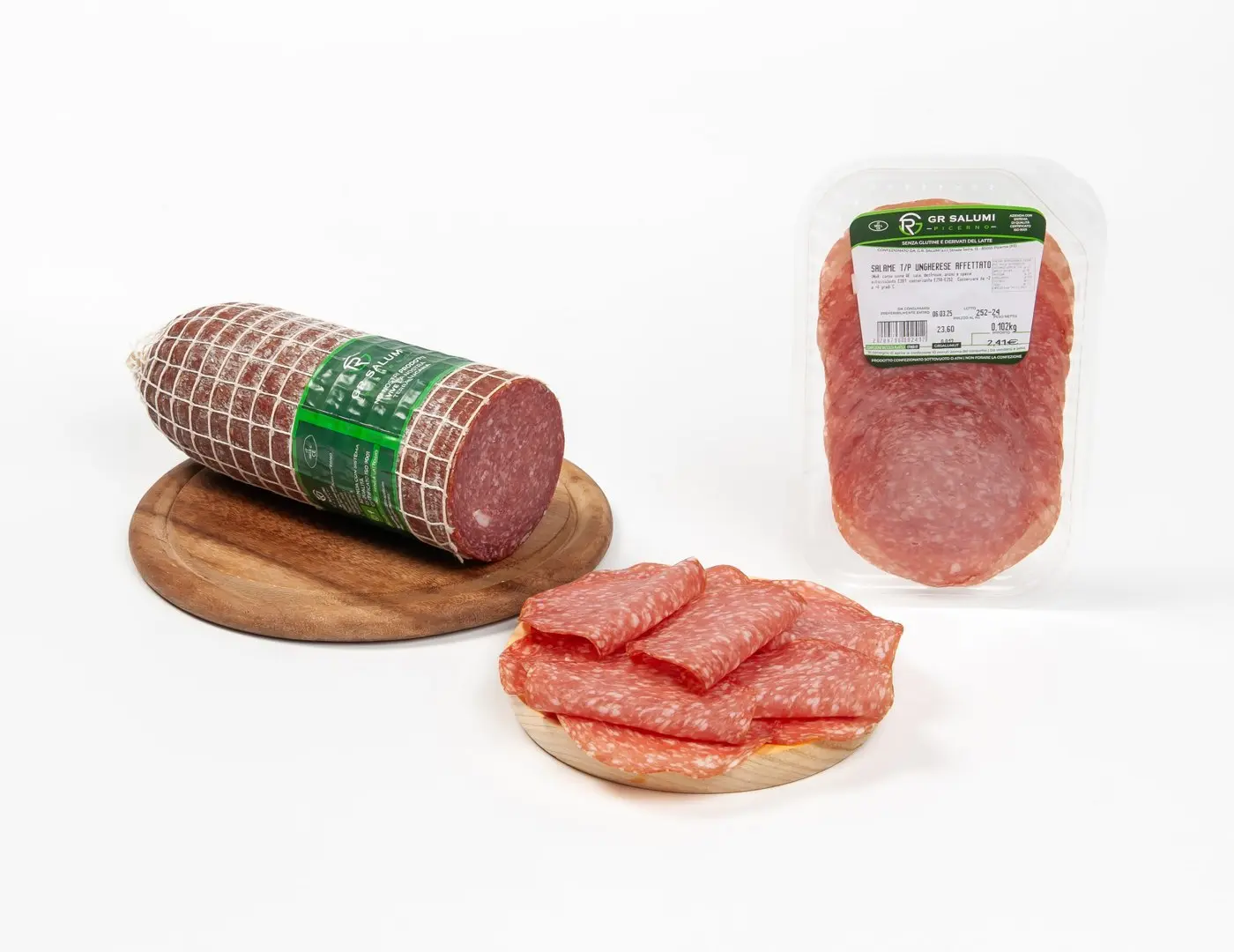 Salame ungherese affettato