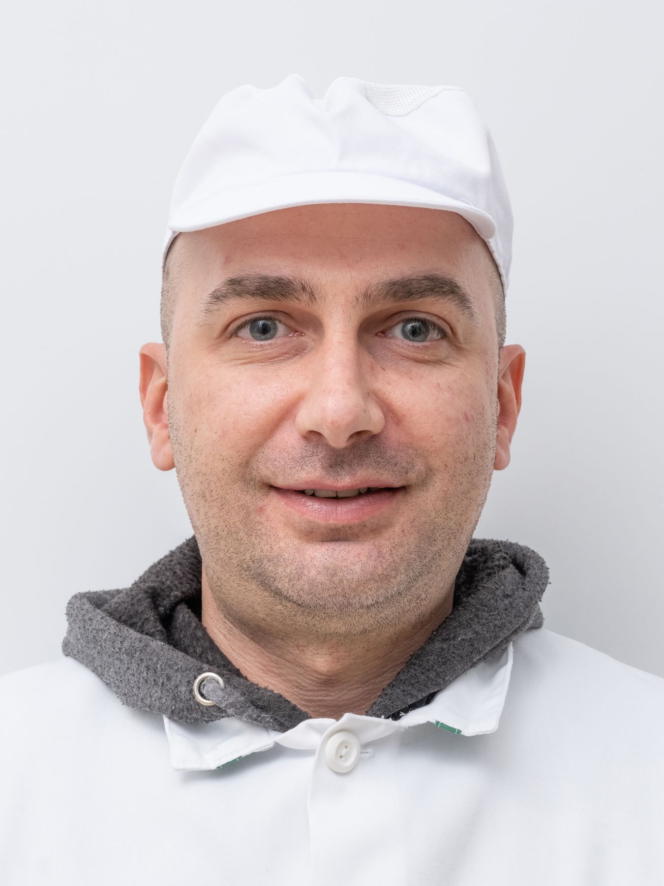 Una persona della famiglia GR Salumi